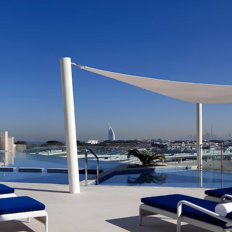 Savour the views while taking a refreshing dip in the pool