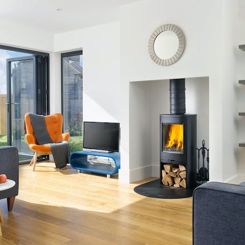 Savour life's simple pleasures with family gatherings around the fire