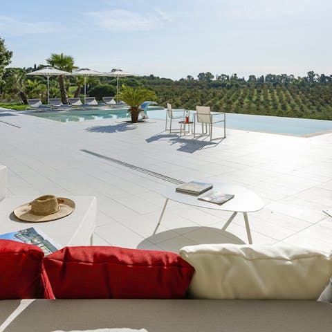 Sip an aperitif in the shade