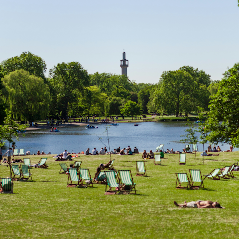 Soak up the scenery in nearby Regent's Park