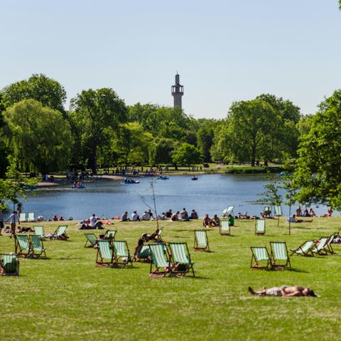 Soak up the scenery in nearby Regent's Park