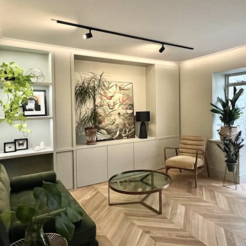 Unwind in the cosy lounge after a long day exploring London