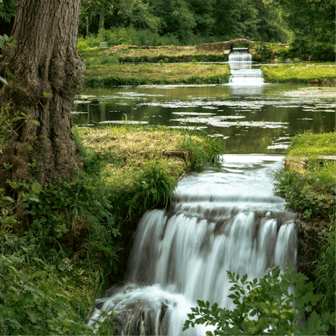 Pull on your wellies and visit Trull Waterfull, an eight-minute drive away