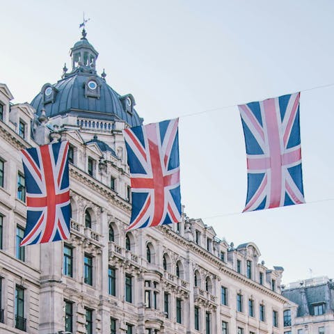 Be inspired while sightseeing and shopping in central London