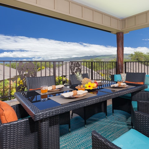 Enjoy alfresco meals on the terrace