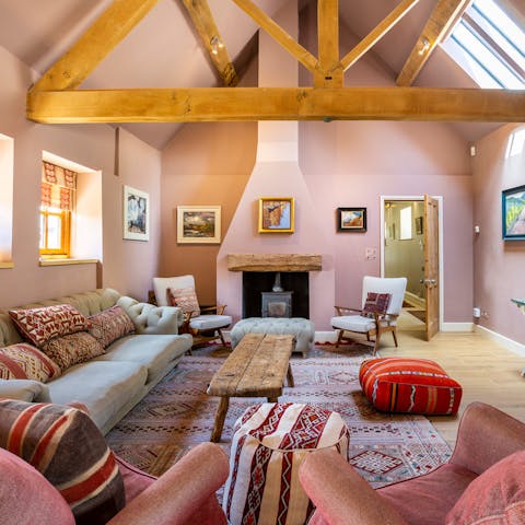 Light the fire and savour cosy family gatherings