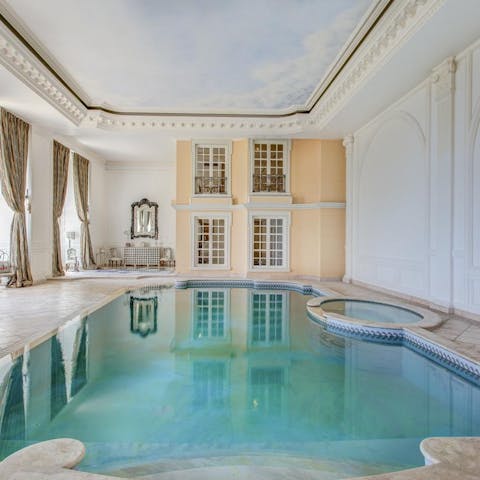 Go for a swim in the luscious pool