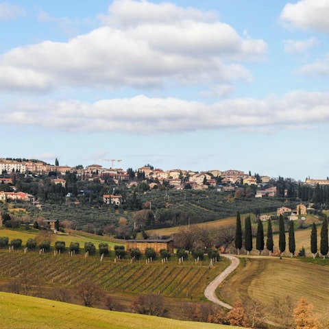 Head to San Quirico d'Orcia's traditional osterias for a meal – one kilometre away