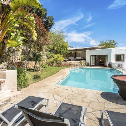 Make poolside lounging your only firm plan for the day