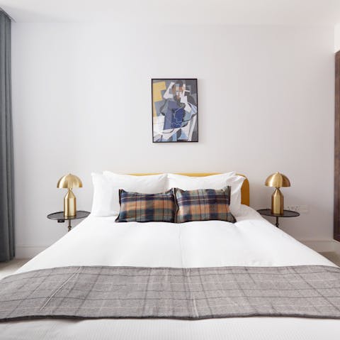 Get a peaceful night's sleep in the silent bedroom