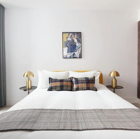 Get a peaceful night's sleep in the silent bedroom