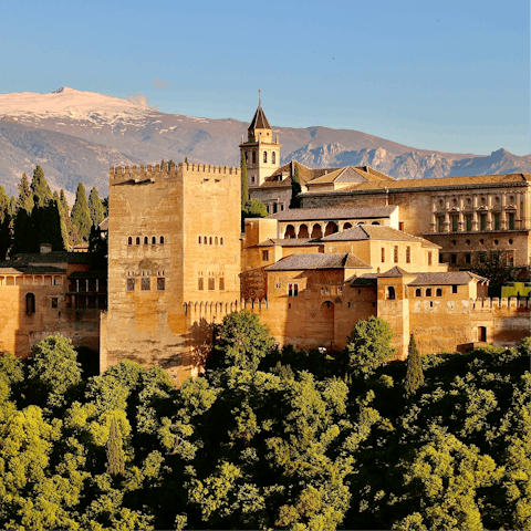 Visit Alhambra, it's less than a ten-minute drive away