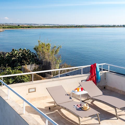 Experience a wonderful sense of bliss from the rooftop terrace