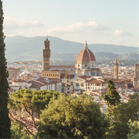Stay a short walk from the grand Palazzo Pitti
