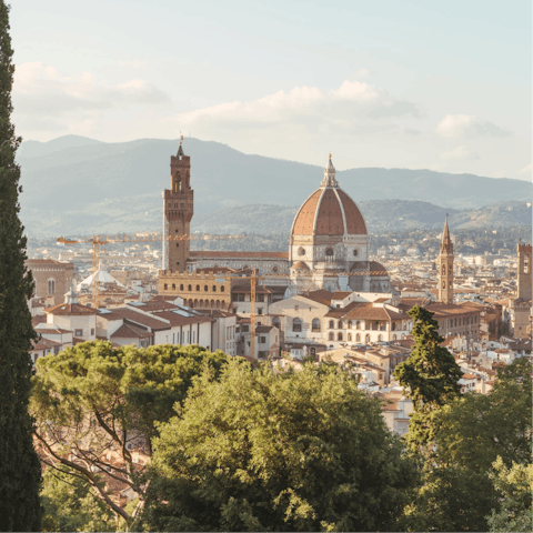 Stay a short walk from the grand Palazzo Pitti