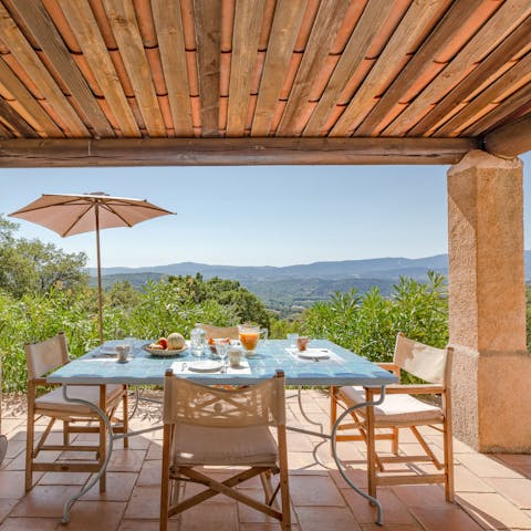 Fire up the barbecue and dine alfresco