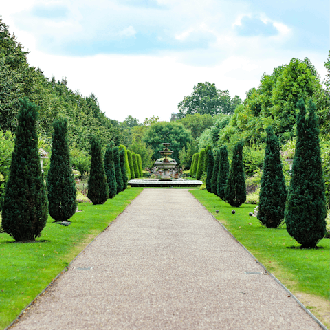 Head ten minutes north to the greenery of Regent's Park
