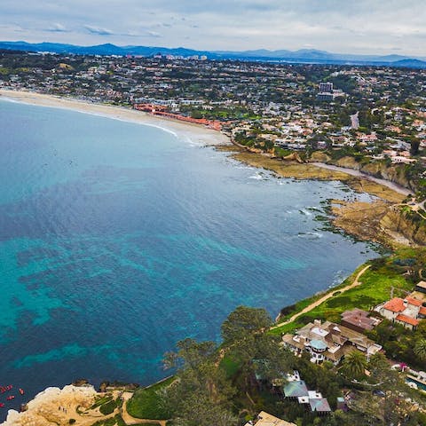 Stay just a 5-minute stroll from the beach