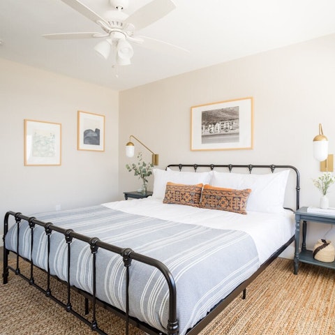 Relax in the fresh and boho home