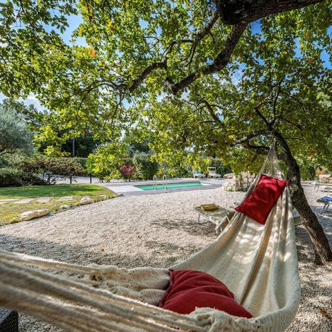 Spend the afternoon dozing in the hammock