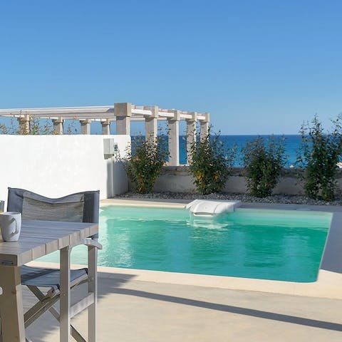 Swim and play all day in your private pool