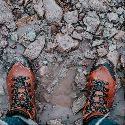 Don your boots and head out on a hike – Minnewaska State Park is only fifteen minutes away by car
