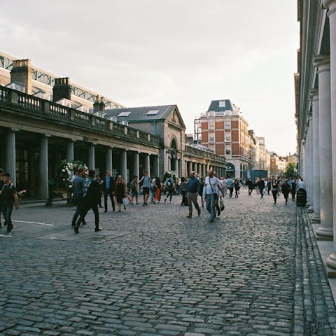 Dine out in Covent Garden, less than ten minutes from your door