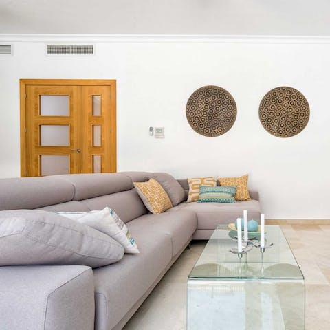 Sink into the comfy corner sofa with a coffee and great romance novel