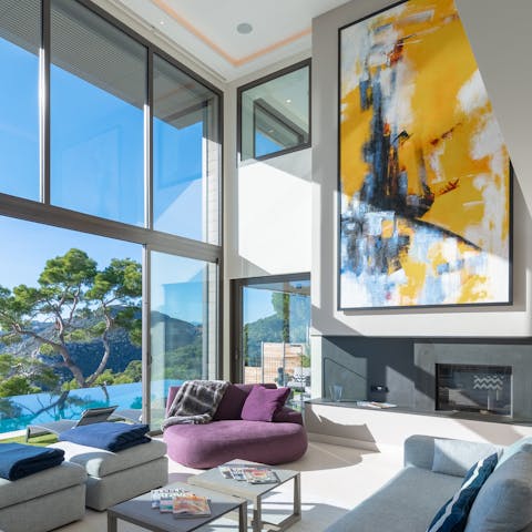 Enjoy the light and modern artworks