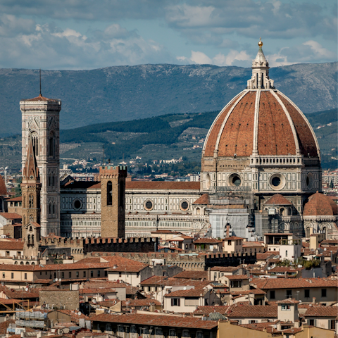 Head twenty minutes south to the stunning cathedral of Santa Maria del Fiore