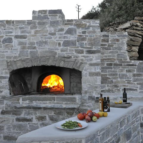 Enjoy a delicious homegrown feast prepared by the inhouse private chef