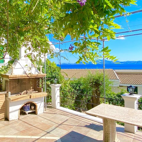 Organise delicious alfresco meals, courtesy of the barbecue oven