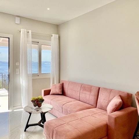 Settle in for a cosy evening of movies in the living room