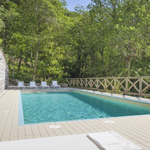 Cool down with a dip in the pool