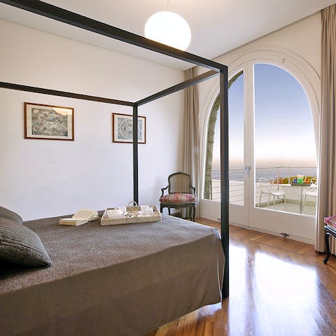 Wake up to the fresh sea air