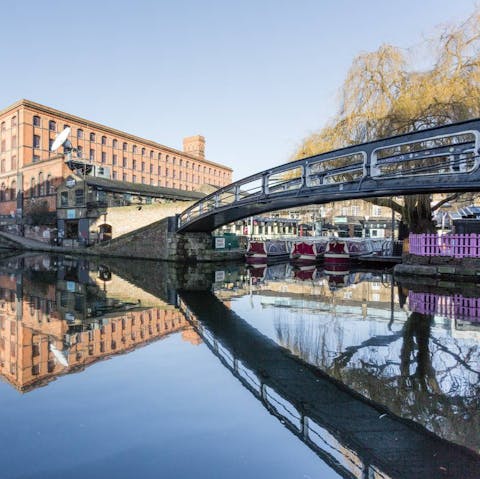 Enjoy an afternoon stroll alongside Regent's Canal