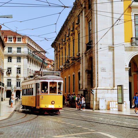 Explore the beauty of Lisbon from this home's central location