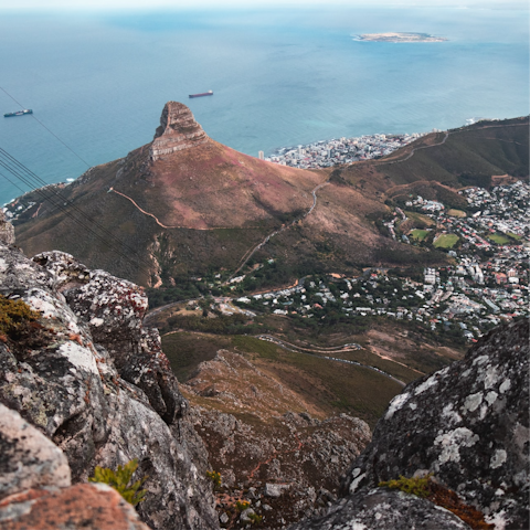 Take a scenic cable car ride up Table Mountain