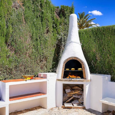 Fire up the barbecue and sit down to an alfresco feast