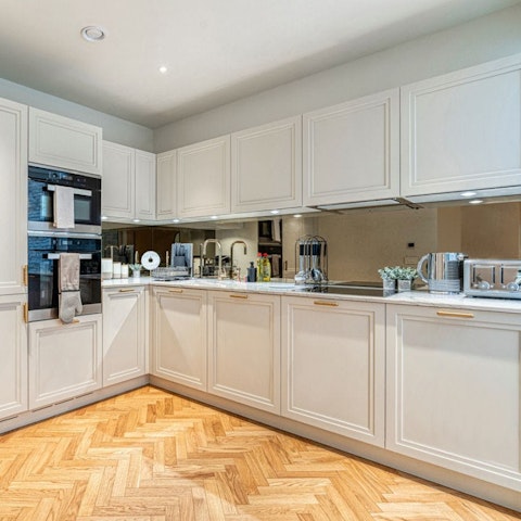 Prepare your favourite food in the smartly appointed kitchen