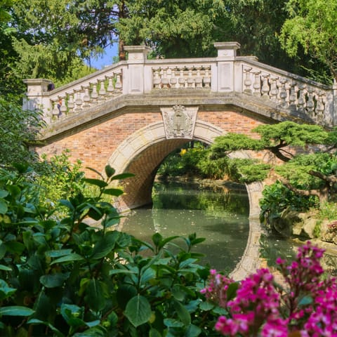 Stroll through the lovely Parc Monceau, five minutes away