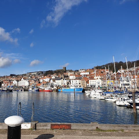 Discover Scarborough Harbour – a twenty-minute walk away