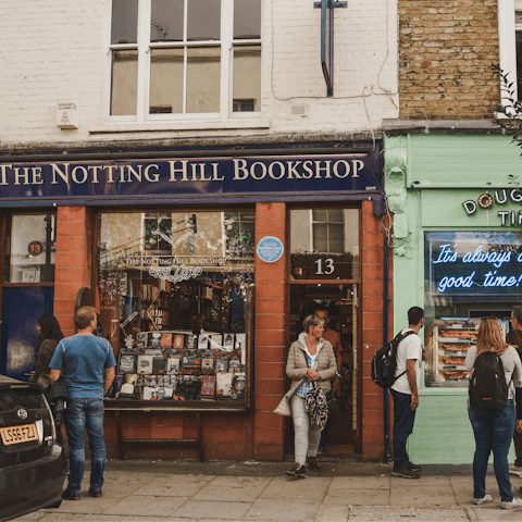 Browse independent shops and market stalls in Notting Hill