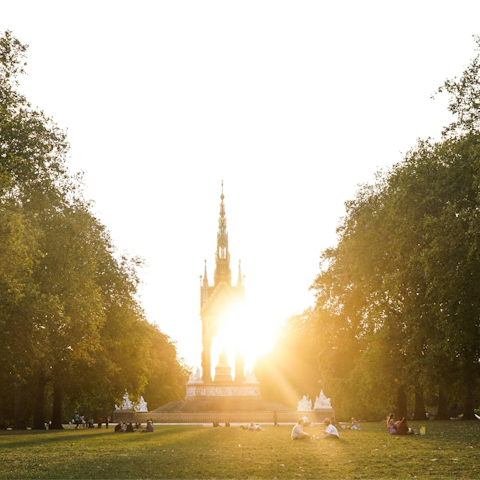 Head over to Hyde Park and soak up the magic of London