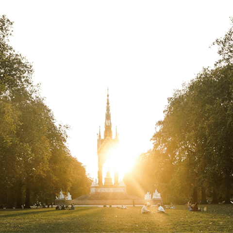 Head over to Hyde Park and soak up the magic of London