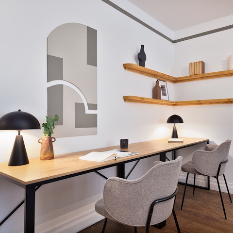 Send a few emails before meandering around Le Marais