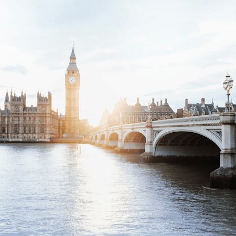 See the city from the riverside with a stroll along the Thames