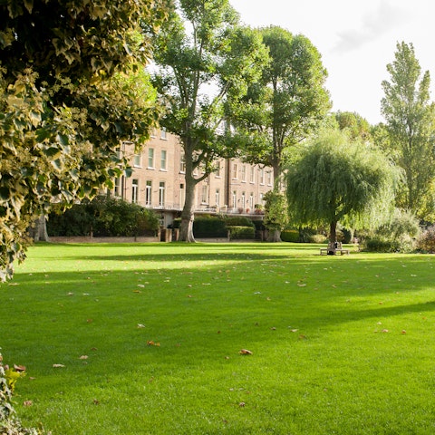 Get some fresh air in the 3-acre communal gardens