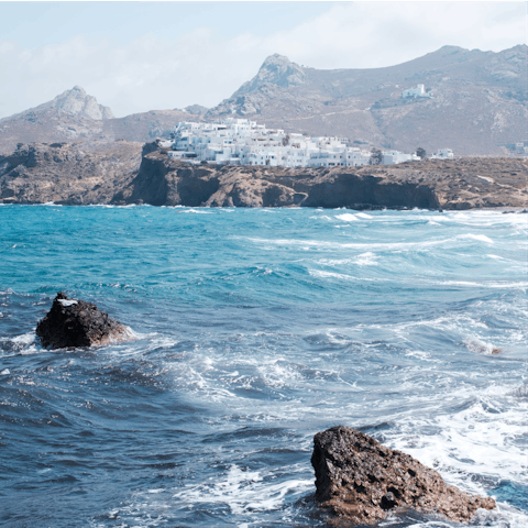 Spend leisurely days at Laguna Beach, a six-minute walk away