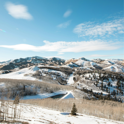 Stay within walking (or skiing) distance of Park City's pistes